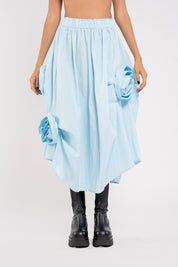 Poping flower skirt