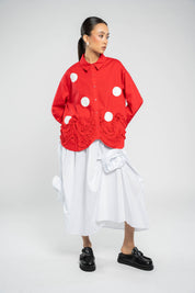 Poping flower skirt