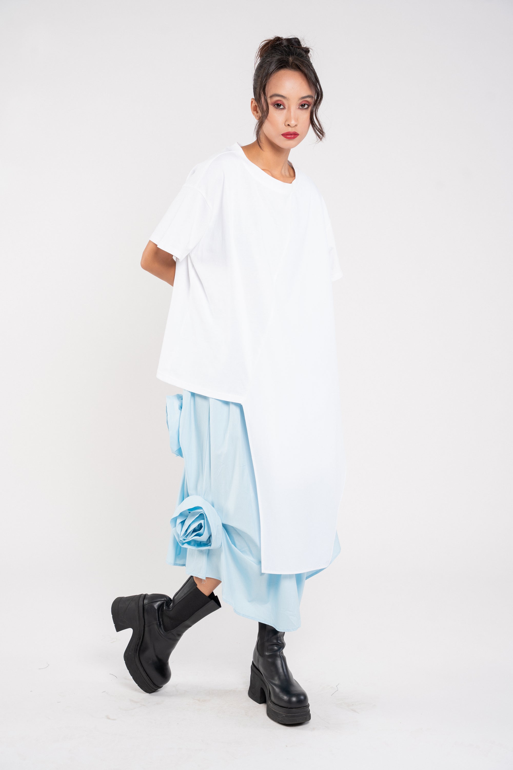 Poping flower skirt