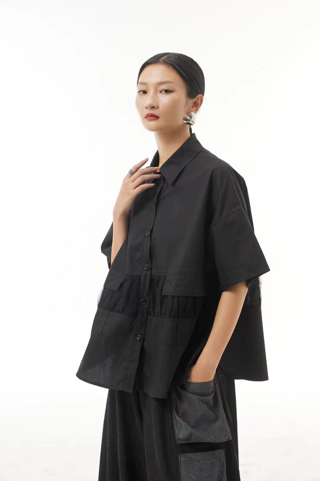 Middle Tulle Shirt